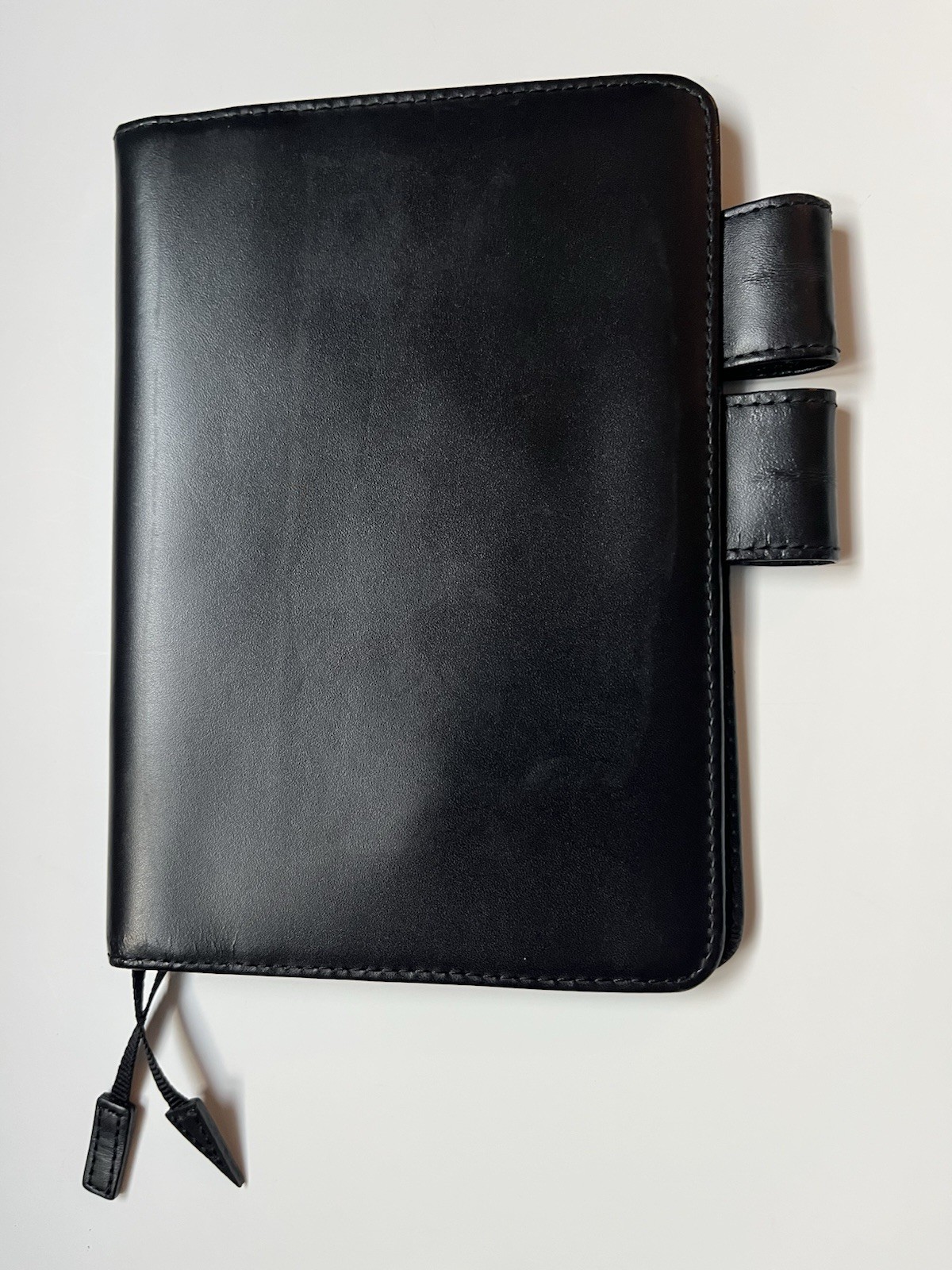 Hobonichi Techo A6 Cover Black Leather (2008) EUC Fits Original Techo Hobonichi Techo A6 Cover Black Leather (2008) EUC Fits Original Techo