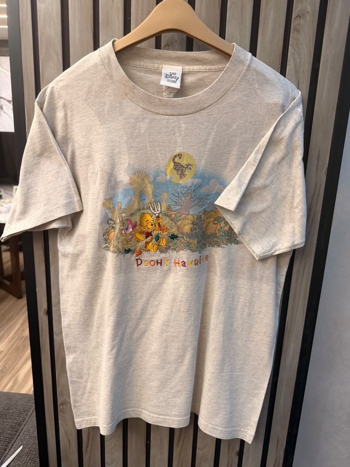 Vintage Disney Store Winnie the Pooh Pooh\'s Hayride T-Shirt USA Made Large