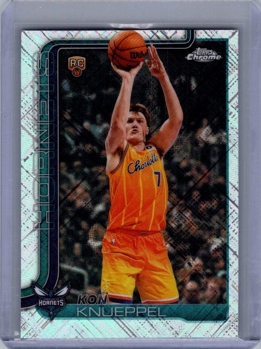 2025-26 Topps Chrome Update #154 Kon Knueppel Refractor