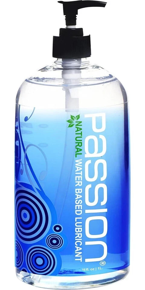 Passion Natural Water-Based Personal Lubricant, 16 Fl Oz - Premium, Non-Sticky, Passion Natural Water-Based Personal Lubricant, 16 Fl Oz - Premium, Non-Sticky,