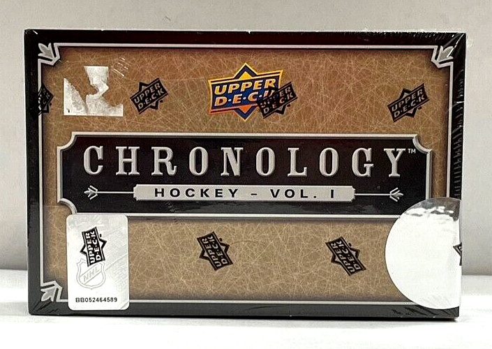2018-19 Upper Deck Chronology Volume 1 Hockey Factory Sealed Hobby Box