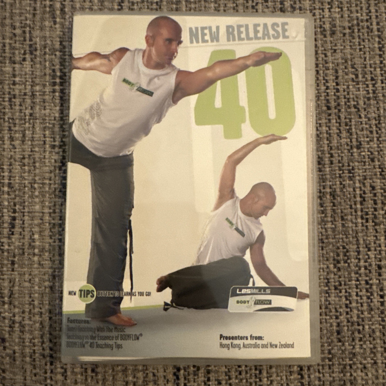 Les Mills BodyFlow Release 40 DVD, CD, Notes Body Balance Flow Yoga Workout Les Mills BodyFlow Release 40 DVD, CD, Notes Body Balance Flow Yoga Workout