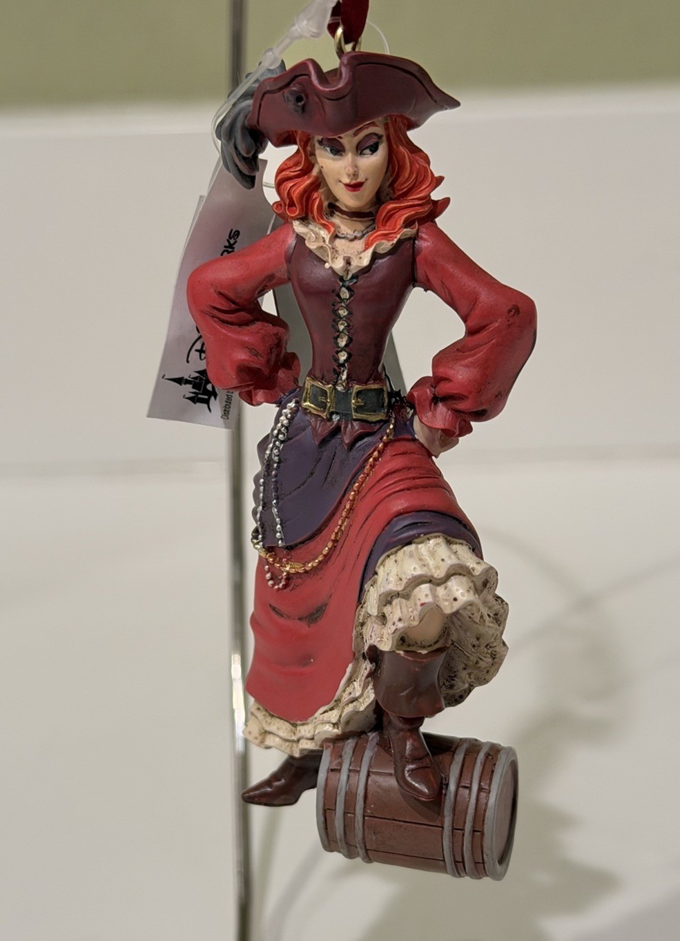 Disney Parks Pirates of the Caribbean Redhead Auction Scene Ornament New Disney Parks Pirates of the Caribbean Redhead Auction Scene Ornament New