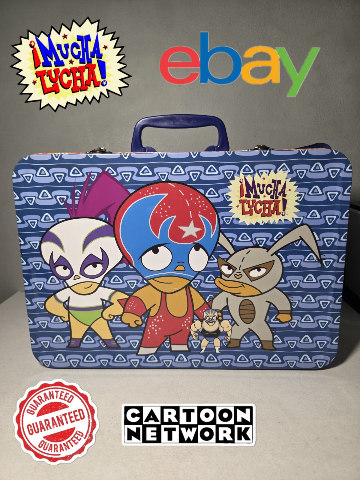 Cartoon Network Mucha Lucha Carrycase RARE 2005 / US Seller✅️ Large/ Unique Sale