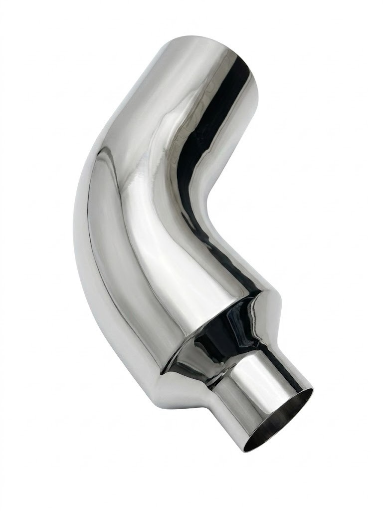 4 to 8 inch 60° Stainless Steel Exhaust Elbow