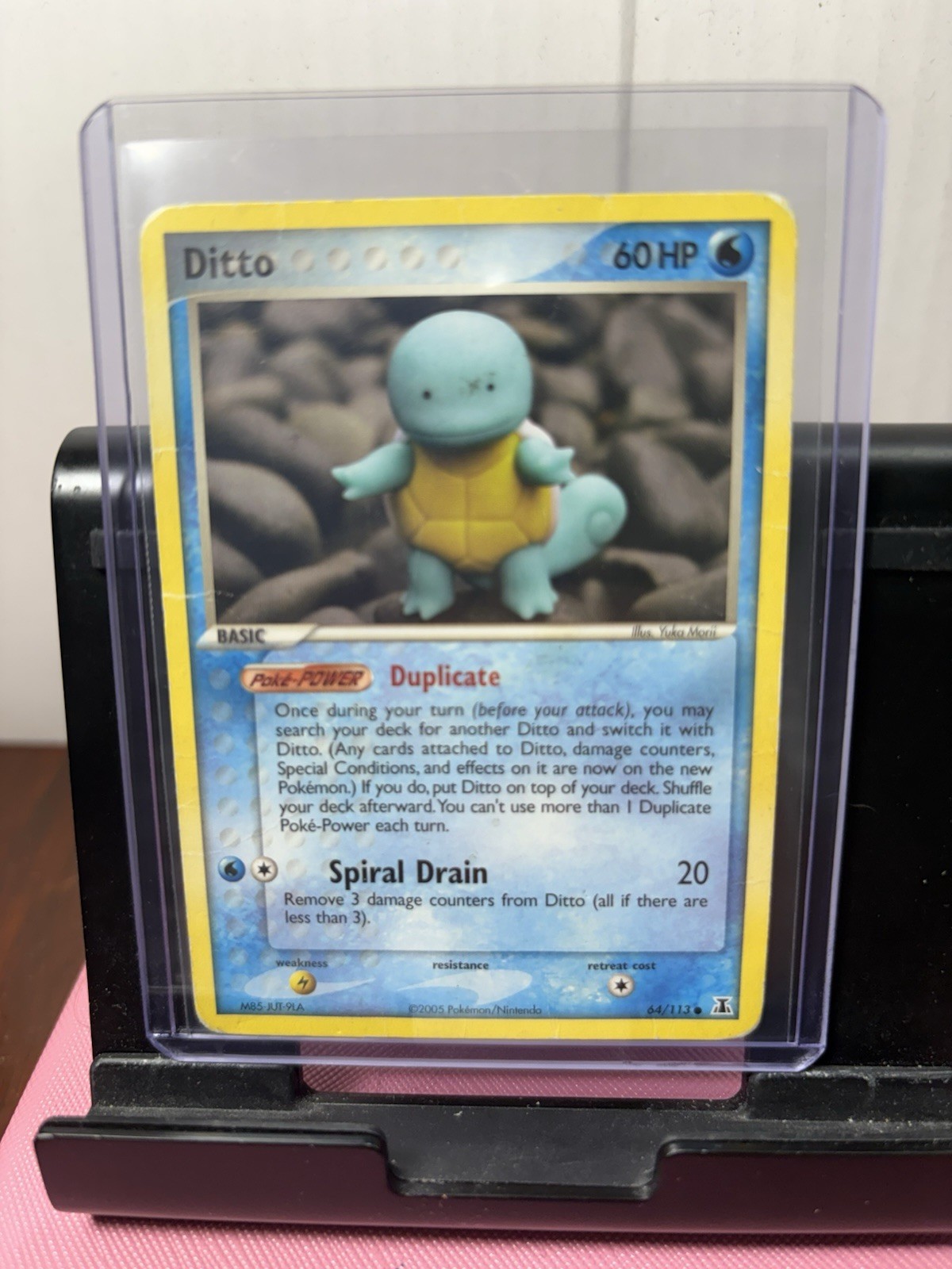 Pokemon TCG Ditto (Squirtle) 64/113 Ex Delta Species HP/DMG