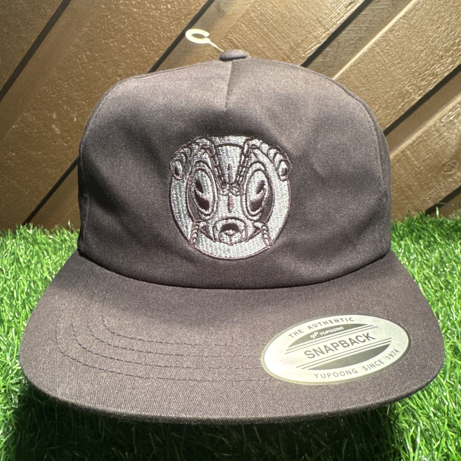 Official Papa Roach Snapback Hat Embroidered Roach Head Yupoong Black Cap
