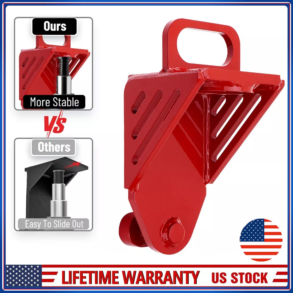 Shipping Container Jack Lug, with Handle, Red Jack Leveling Attachment 74000lbs