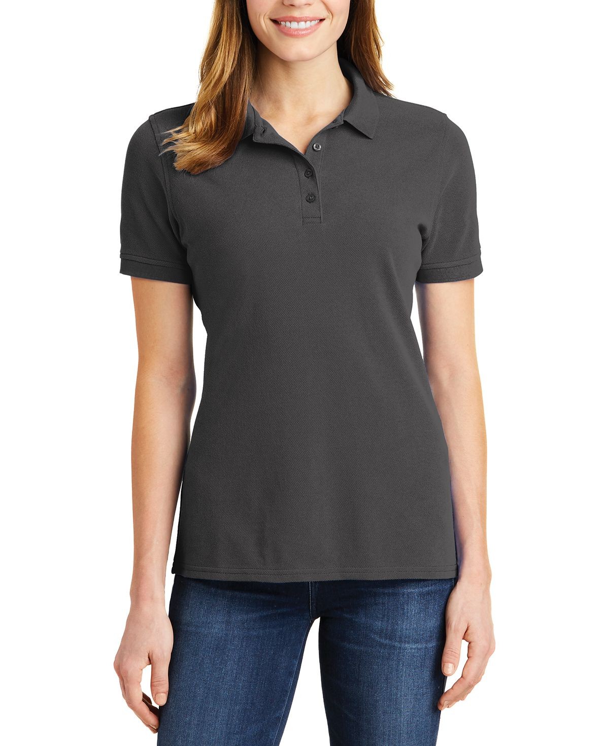 JustBlanks Women\'s Reliable Cotton Pique Polo - JBLKP1500 JustBlanks Women\'s Reliable Cotton Pique Polo - JBLKP1500