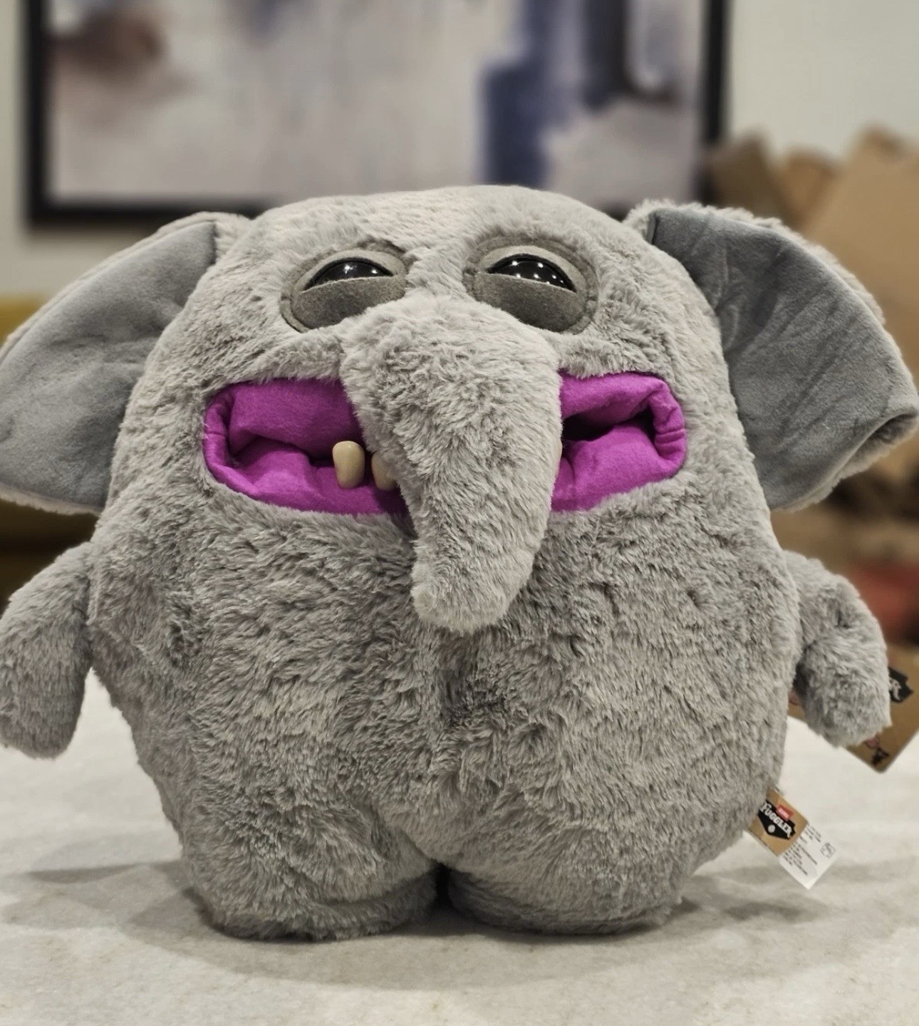 Fuggler Chunky Fuggs 18” Elephant Monster Squishy Plush Funny Tooth Ugly Cute Fuggler Chunky Fuggs 18” Elephant Monster Squishy Plush Funny Tooth Ugly Cute