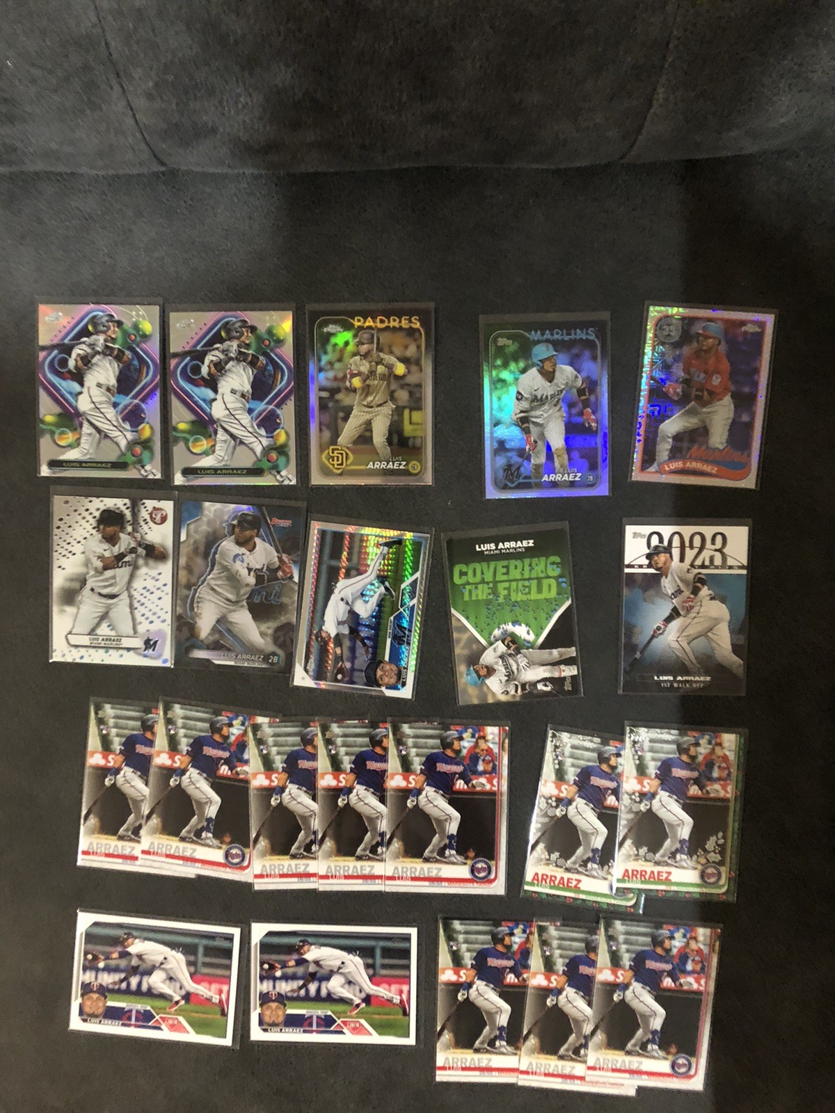 Huge LUIS ARRAEZ Lot of 22 Cards w/ 6 REFRACTORS & 10 ROOKIES - Padres RC Huge LUIS ARRAEZ Lot of 22 Cards w/ 6 REFRACTORS & 10 ROOKIES - Padres RC