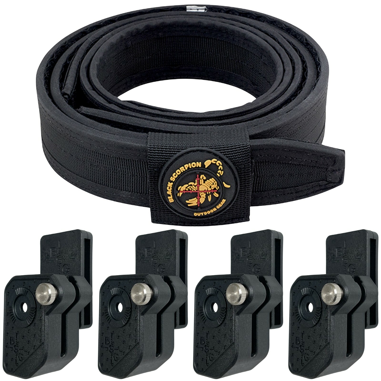 Competition Rig - 1 Pro HD Belt, 4 Ambi Double Stack Mag Pouches 9mm, .40