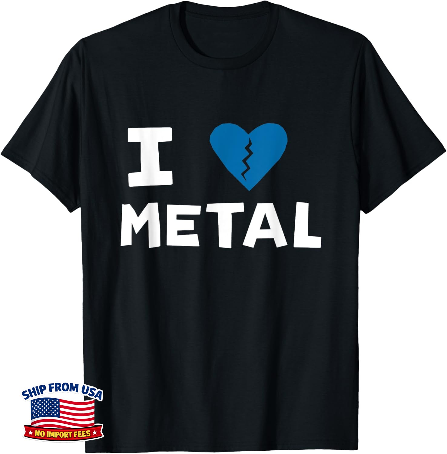 I Heart Metal Unisex T-Shirt