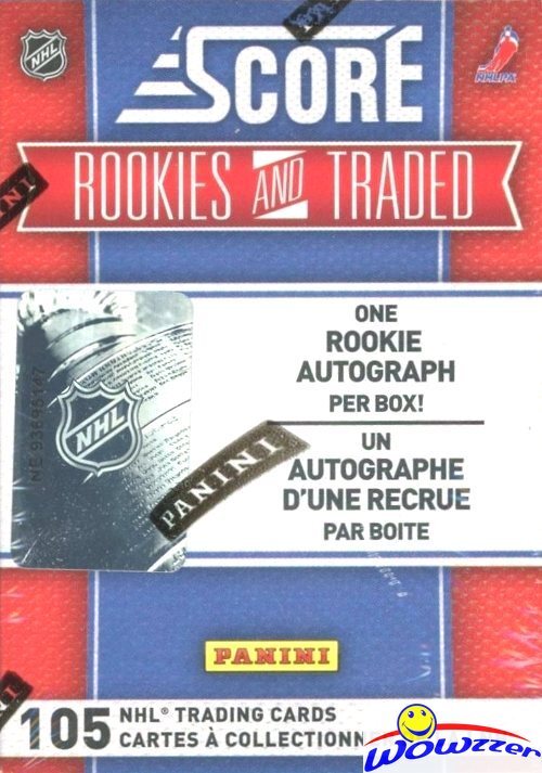 2010/11 Score Hockey Rookies & Traded Factory Sealed Box-105 Cards+AUTOGRAPH 