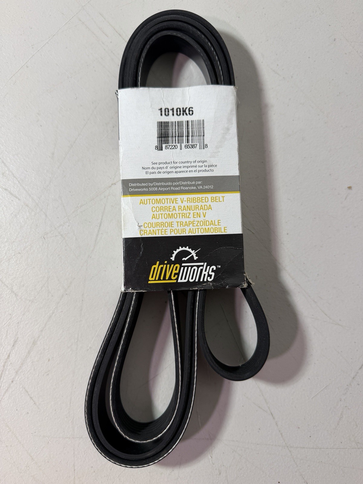 Driveworks 1010K6 Accessory Drive Serpentine Belt