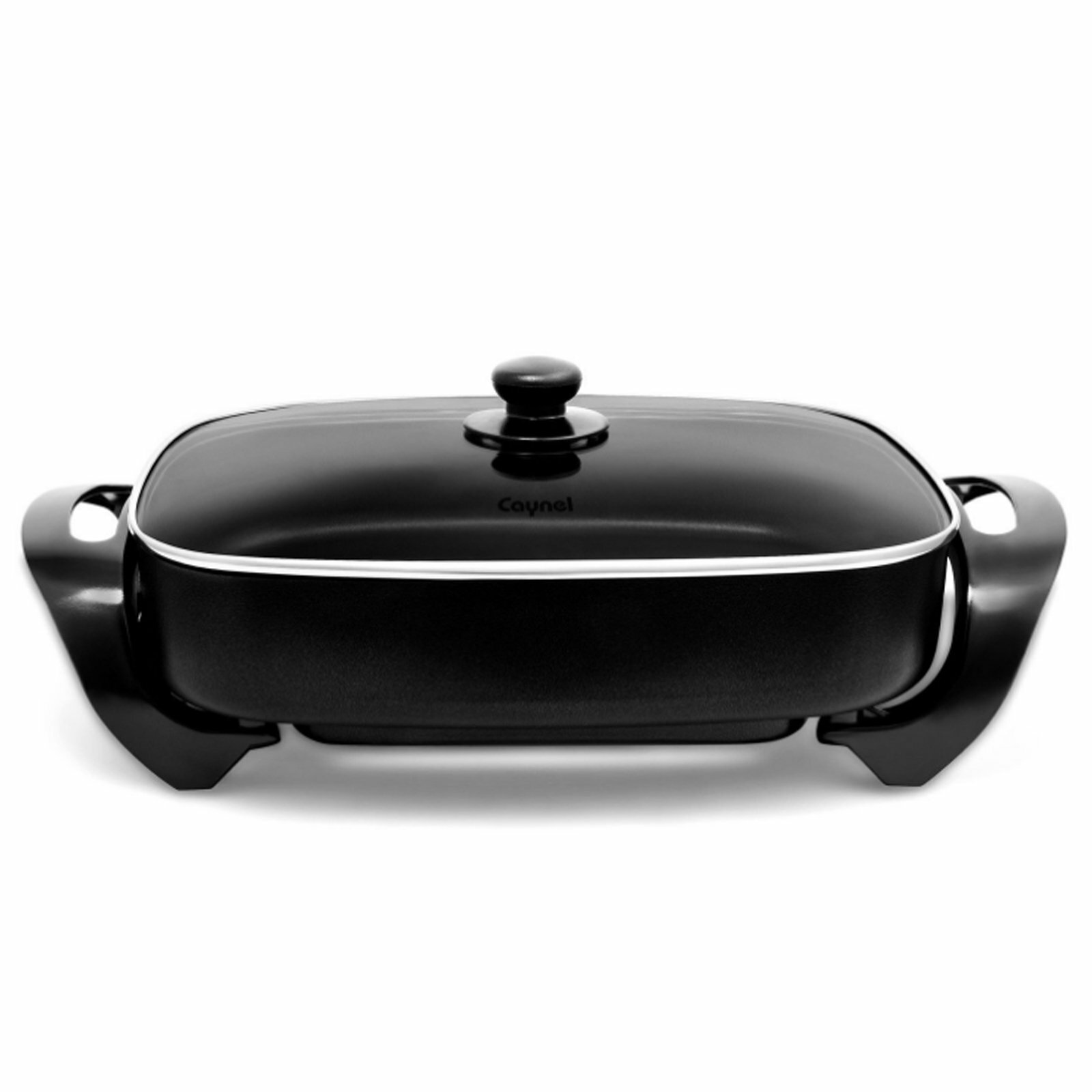16 Inch Non-stick Electric Skillet with Tempered Glass Cover  16\