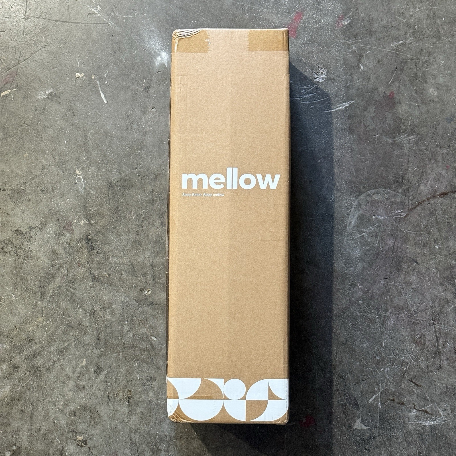 Mellow Sleep Puff Pillow Gray Standard Size 20”x26” New In Box