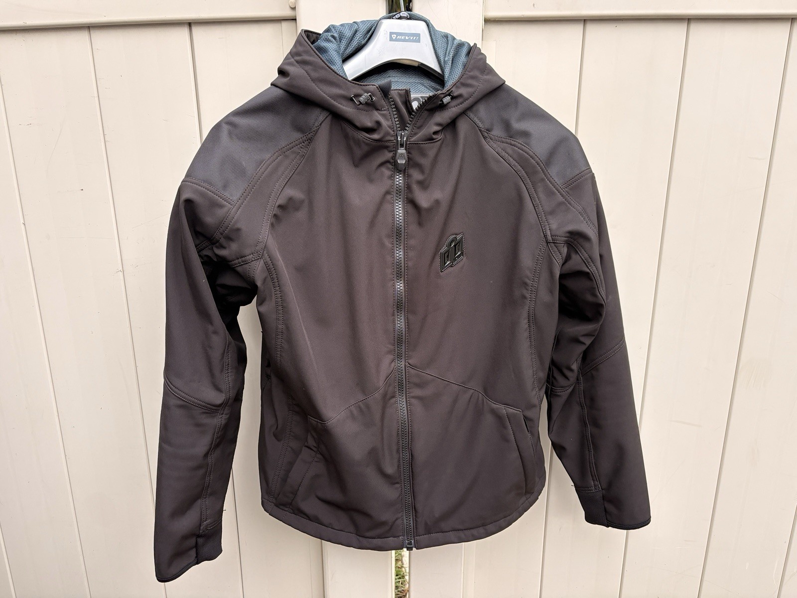 Icon Merc Stealth Motorcycle Riding Jacket - Blacked Out Softshell w/ D3O Armor Icon Merc Stealth Motorcycle Riding Jacket - Blacked Out Softshell w/ D3O Armor