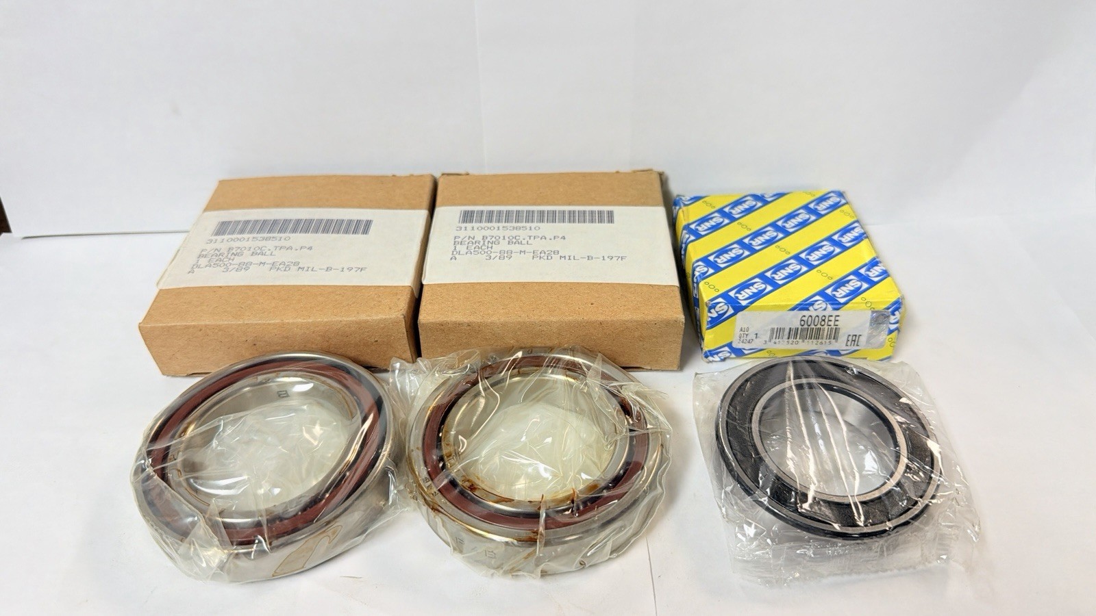 Spindle Bearing Kit for all 5HP or 4HP Import Vertical Mills- Atrump, Acer etc