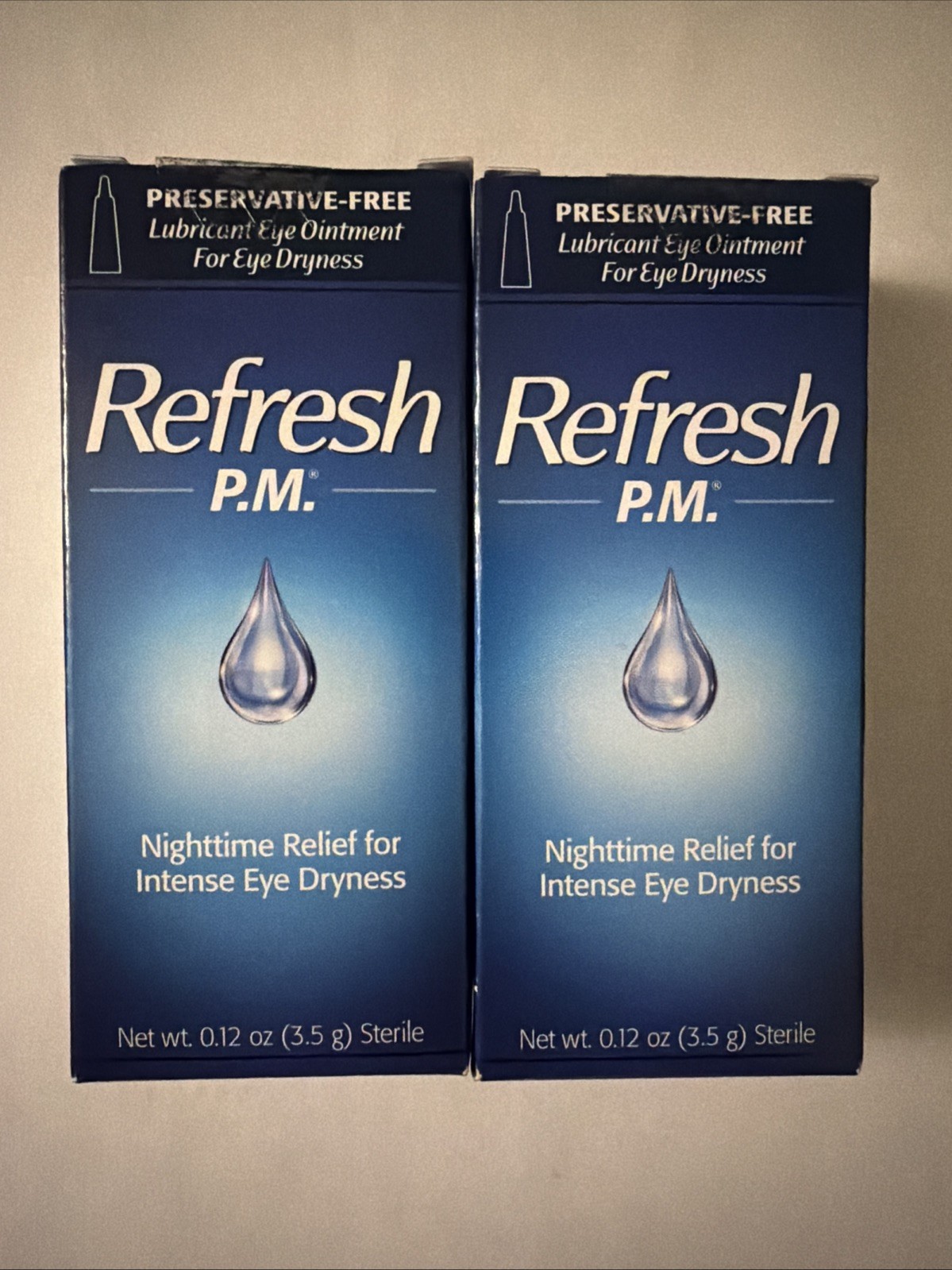 (2) Refresh PM P.M. Lubricant Eye Ointment 0.12 oz (3.5 G) - Exp 2029+ (2) Refresh PM P.M. Lubricant Eye Ointment 0.12 oz (3.5 G) - Exp 2029+