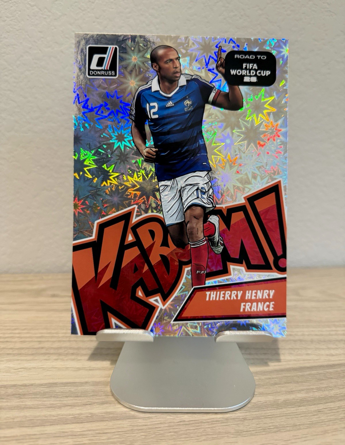 Panini 2025-26 Donruss Road to FIFA World Cup Kaboom Thierry Henry France #18