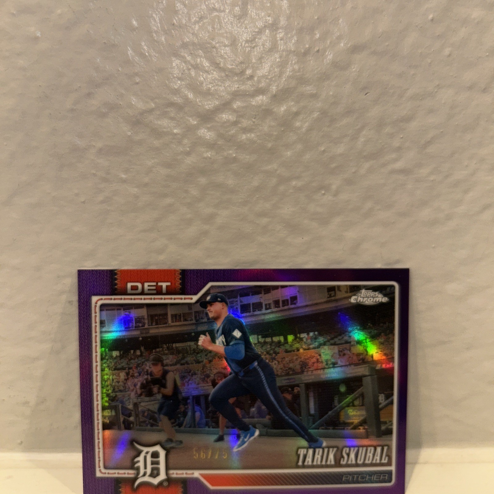 2026 Purple /75 Topps Chrome Tarik Skubal Image Variation