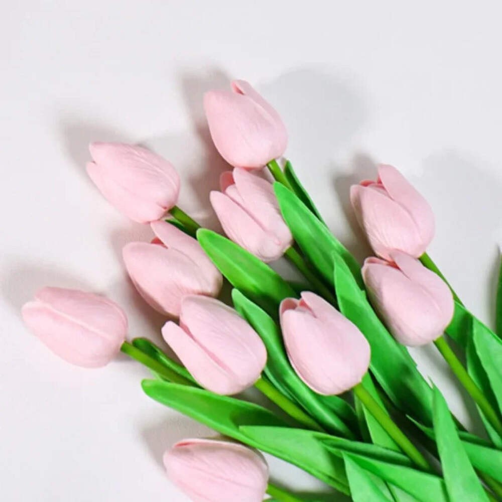 1/3/5PCS Tulips Artificial Flowers Real Touch Flowers Tulip Bouquet Decor Fake T