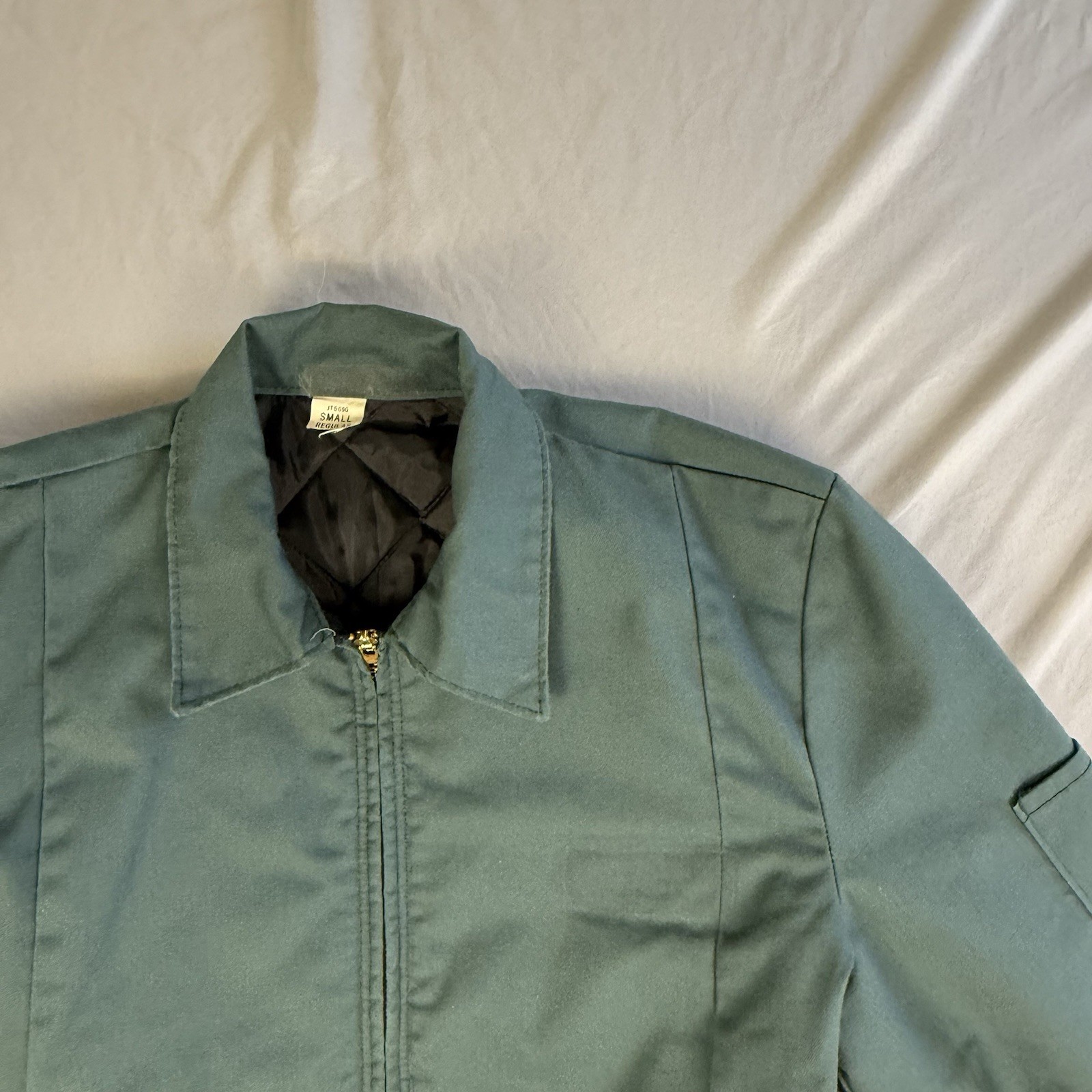 Vintage Durable Press Jacket Workwear Quilted Lined USA Made Men’s Small Talon Vintage Durable Press Jacket Workwear Quilted Lined USA Made Men’s Small Talon