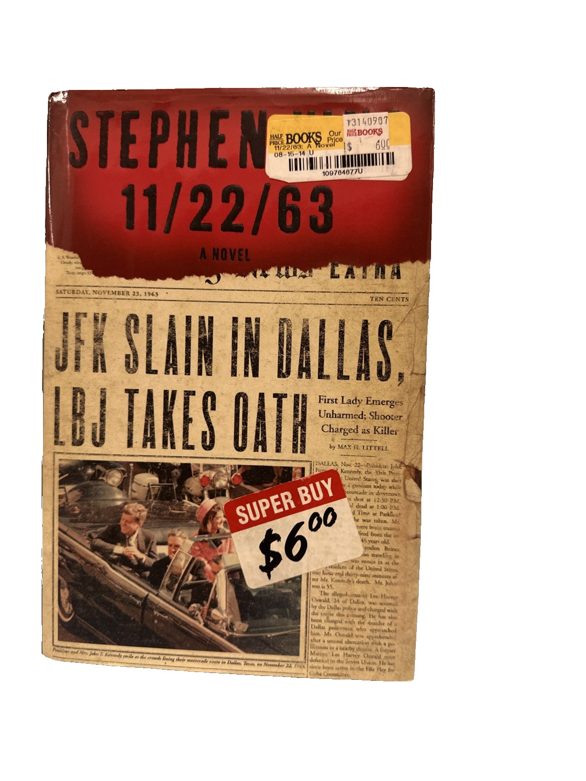 11/22/63: A Novel Stephen King Hardcover SEE REAL PICS