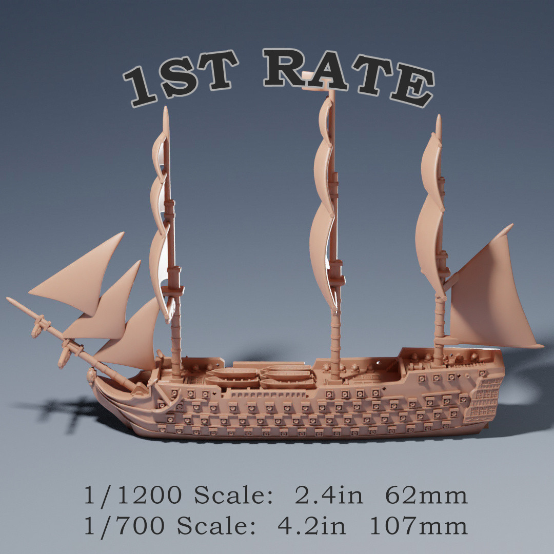 Sailing Ship Miniatures 1/1200 | Models | Warship | Vessels | Black Seas