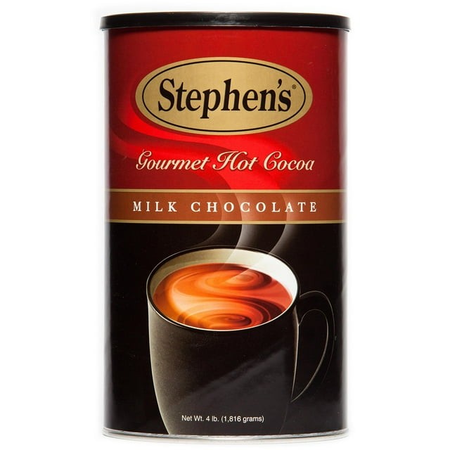 Stephen\'s Gourmet Milk Chocolate Hot Cocoa 4 lbs. Over 40 servings, Ch 1/2/3pk. Stephen\'s Gourmet Milk Chocolate Hot Cocoa 4 lbs. Over 40 servings, Ch 1/2/3pk.