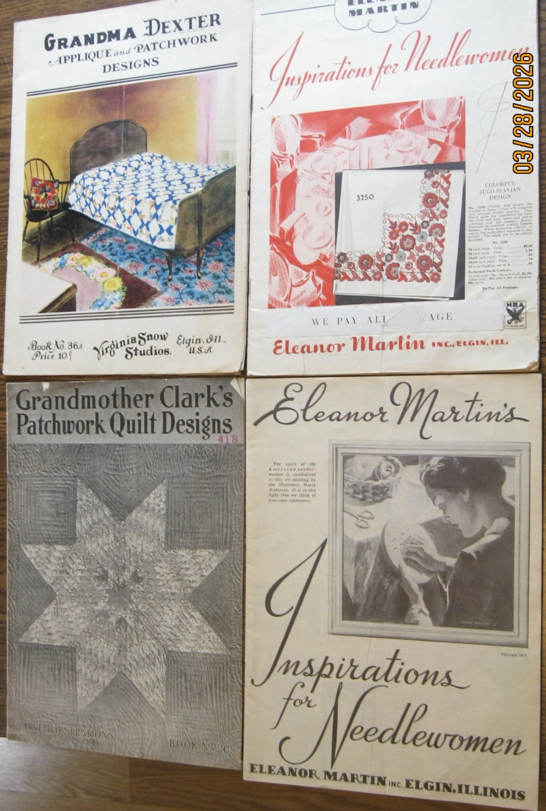 1930s ERA SEWING BOOKLETS GRANDMA DEXTER GRANDMOTHER CLARK ELENOR MARTIN 1930s ERA SEWING BOOKLETS GRANDMA DEXTER GRANDMOTHER CLARK ELENOR MARTIN