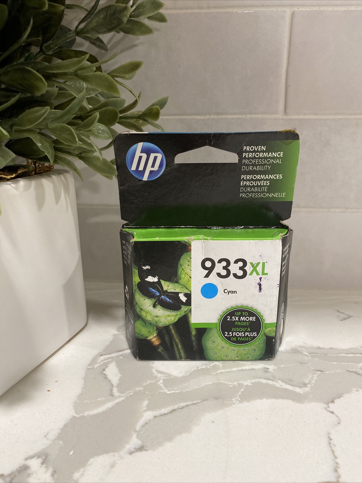 HP 933XL High Yield Cyan Ink Cartridge Sealed 02/2021 New Genuine 