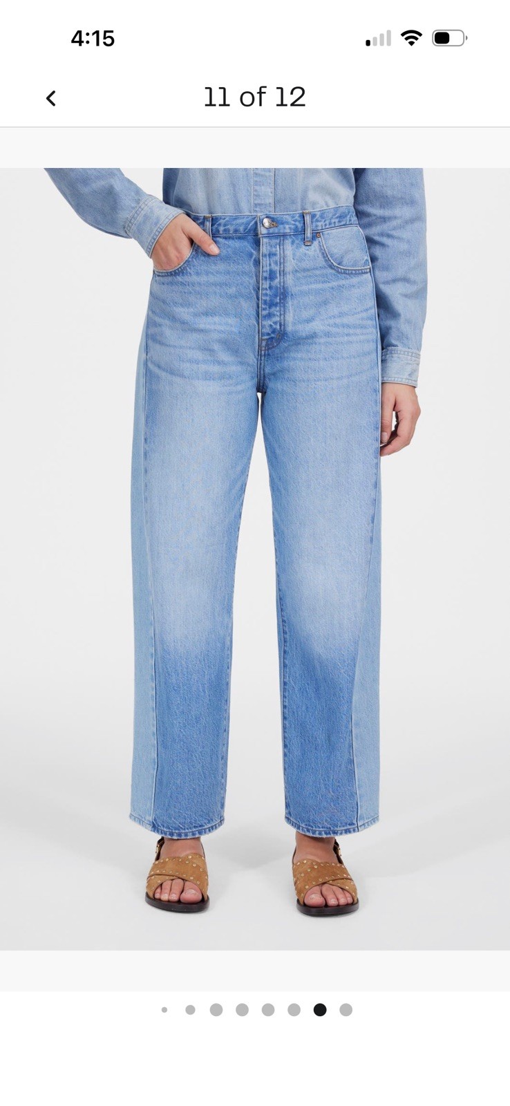 Madewell barrel leg pieced oversized jeans size 28 $158 NWT Madewell barrel leg pieced oversized jeans size 28 $158 NWT