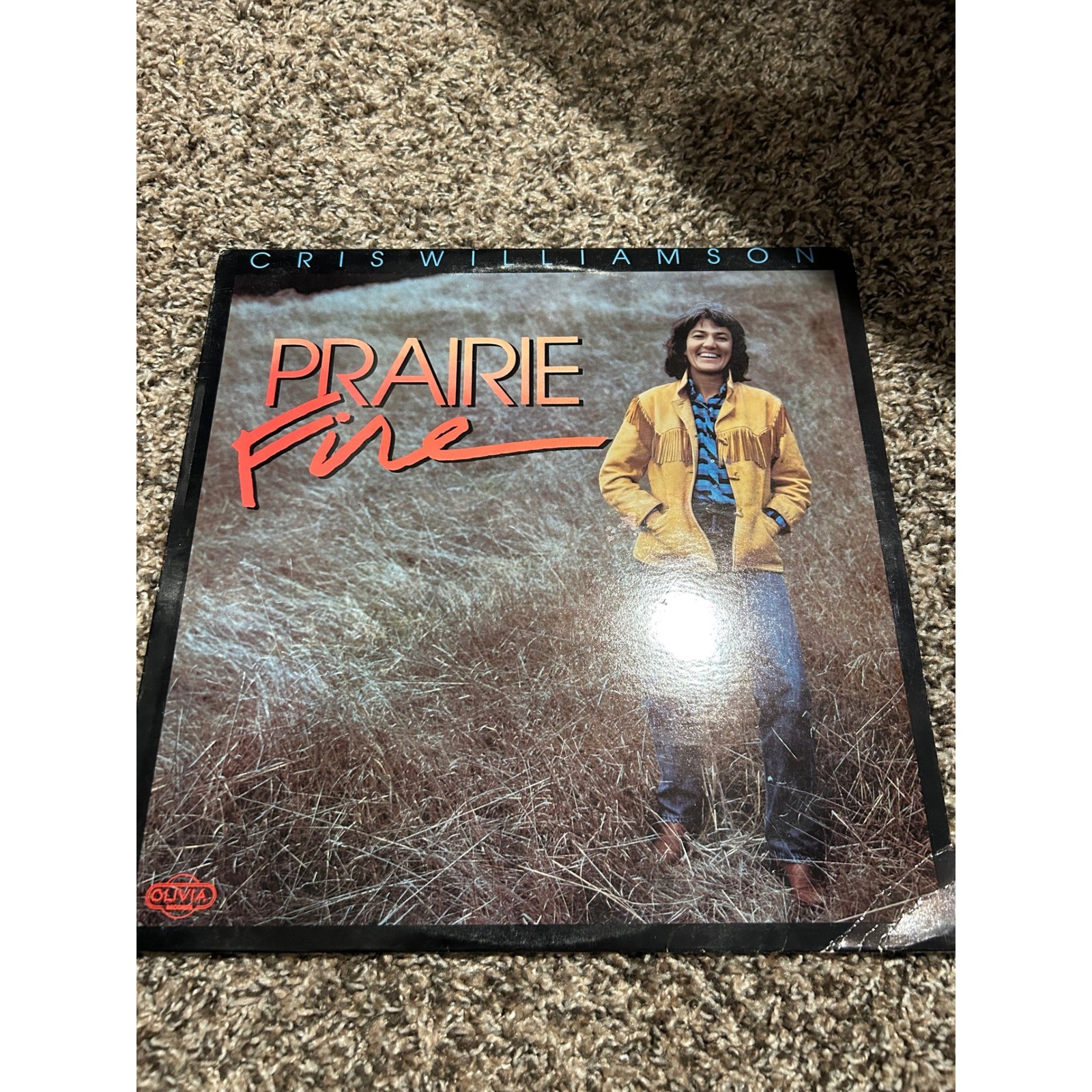 Cris Williamson Prairie Fire Vinyl LP Olivia Records LF 941 Folk Rock 1985