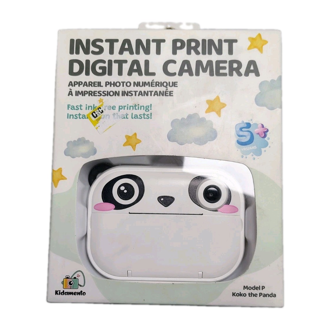 New Kidamento Model P Instant Print Digital Camera Koko the Panda Fast Shipping New Kidamento Model P Instant Print Digital Camera Koko the Panda Fast Shipping