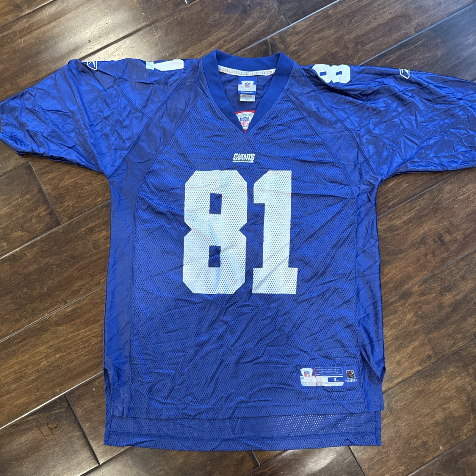 VINTAGE - REEBOK - NEW YORK GIANTS - AMANI TOOMER - #81 JERSEY - SIZE L