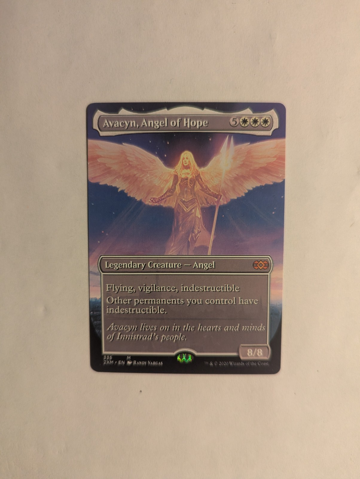 Avacyn, Angel of Hope (Borderless) Double Masters Regular