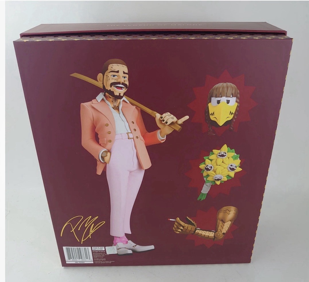 Brand New Superplastic x Post Malone The Legend of Malone Limited Figure & FREE