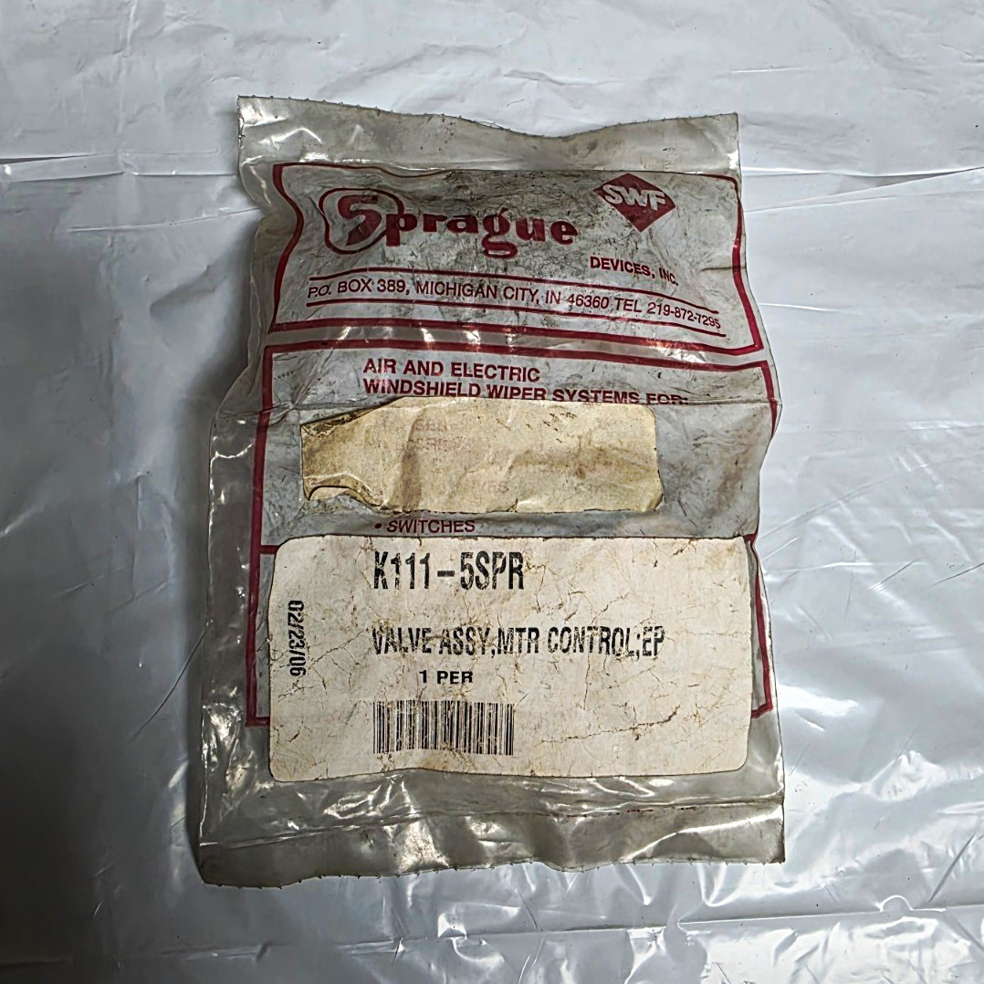 Air Wiper Cotrol, Sprague Devices V11-5SPR Manual Valve Assy,