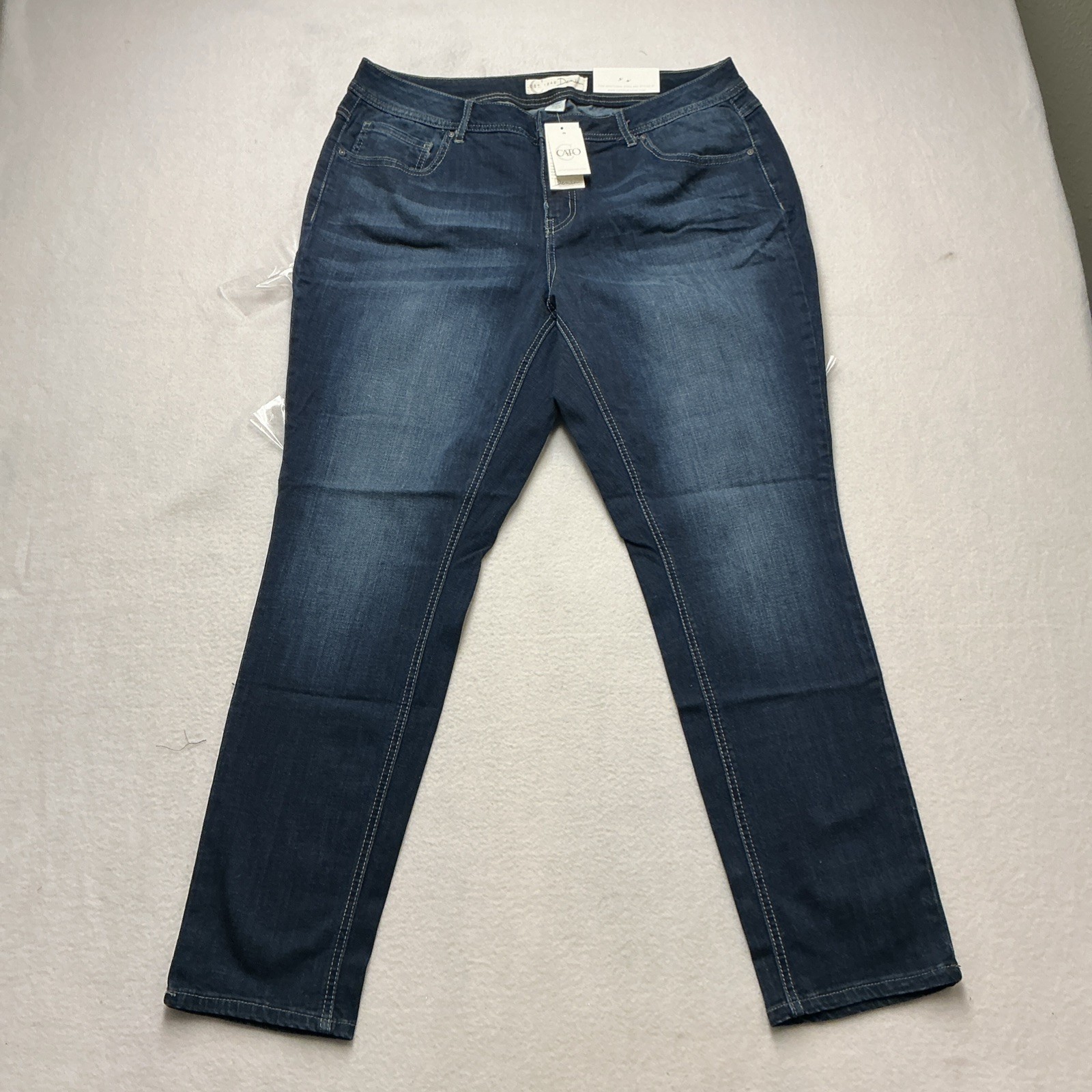 Cato Women’s Jeans Blue Denim Classic Skinny Jeans Sz 16WP NWT, 4189