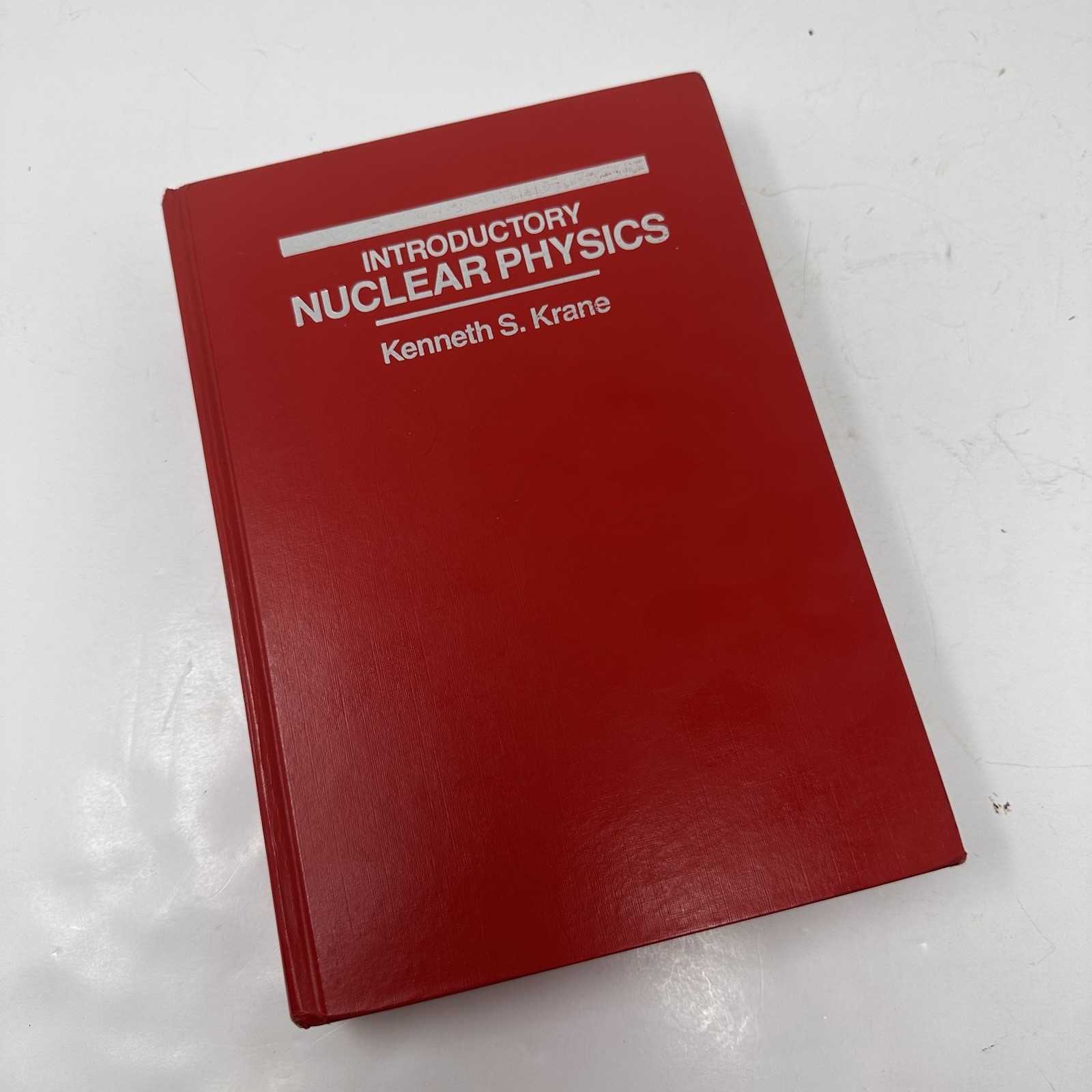 Introductory Nuclear Physics - Kenneth Krane Hardcover Book 1988 Introductory Nuclear Physics - Kenneth Krane Hardcover Book 1988