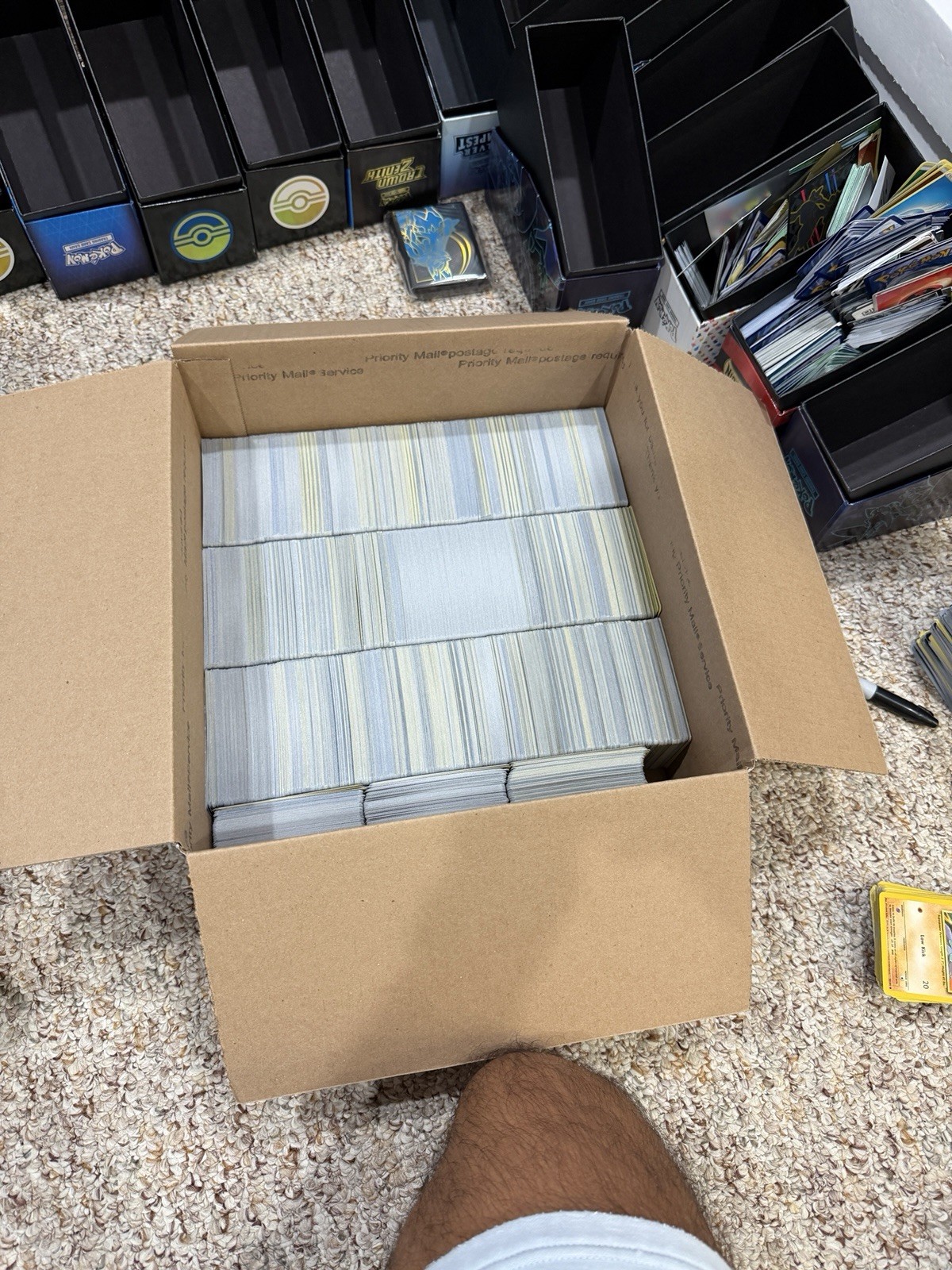1000 Pokemon Cards Bulk Lot Common and Uncommon & 50 Holos No Energies