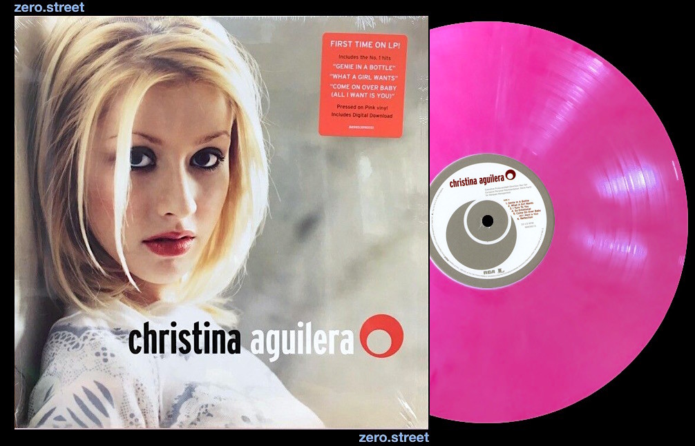 CHRISTINA AGUILERA Self Titled LP on PINK VINYL Sealed NEW What A Girl Wants