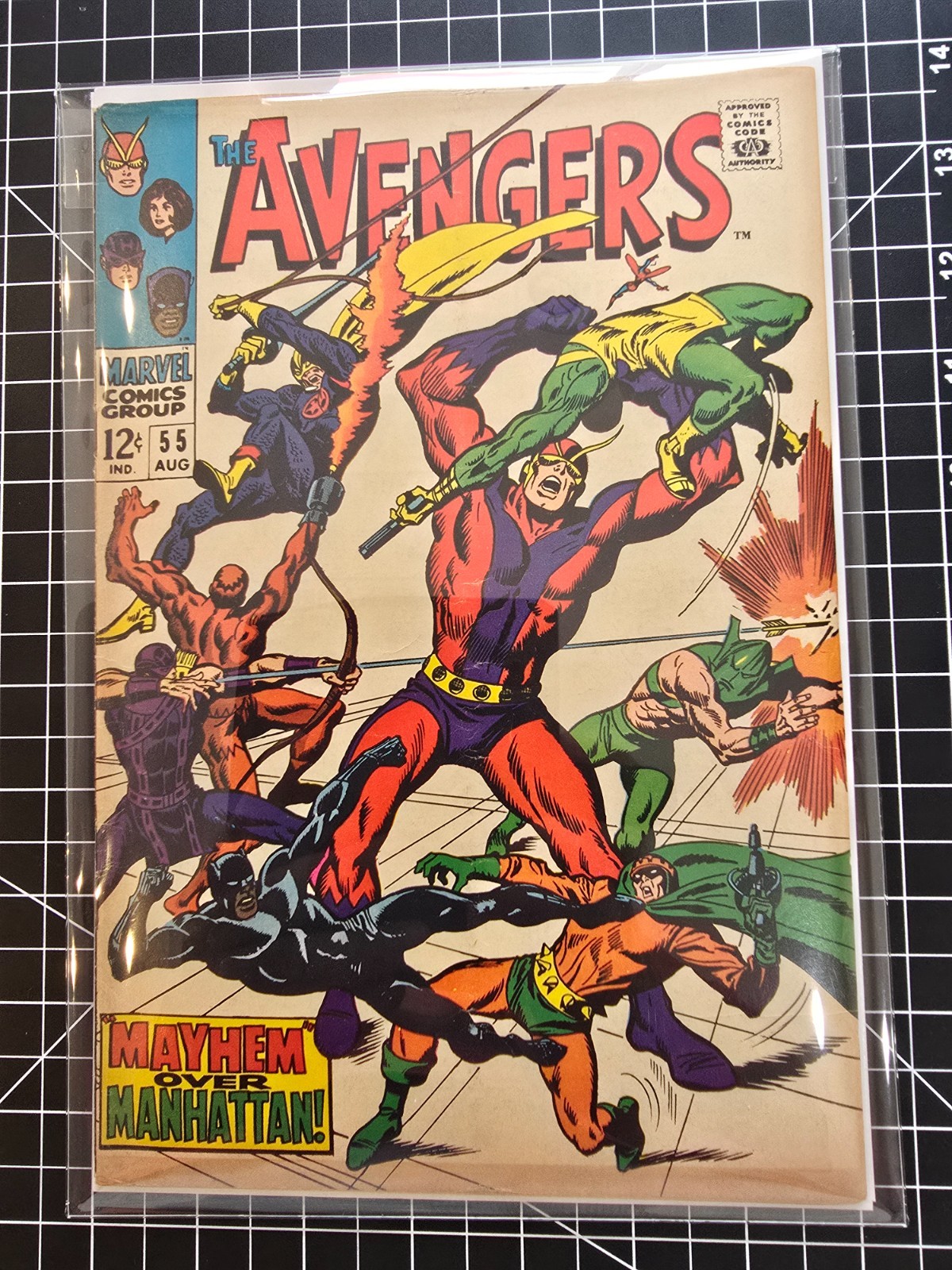 Avengers #55 Marvel 1968 1st Full App. Ultron Visionquest Major Villain Key
