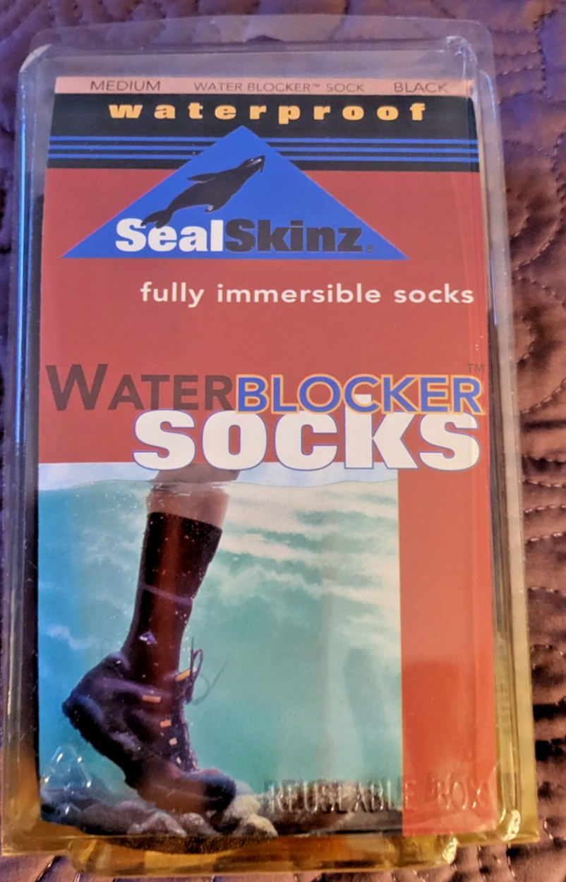 NIP NEW SealSkinz Water Blocker FULLY IMMERSIBLE Mid Length Medium