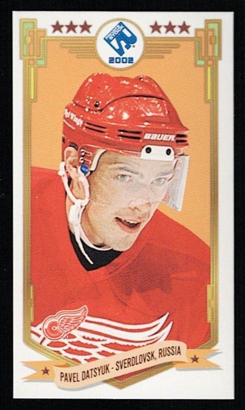 PAVEL DATSYUK 2002 ROOKIE Pacific Trading Cards PRIVATE STOCK DETROIT RED WINGS PAVEL DATSYUK 2002 ROOKIE Pacific Trading Cards PRIVATE STOCK DETROIT RED WINGS