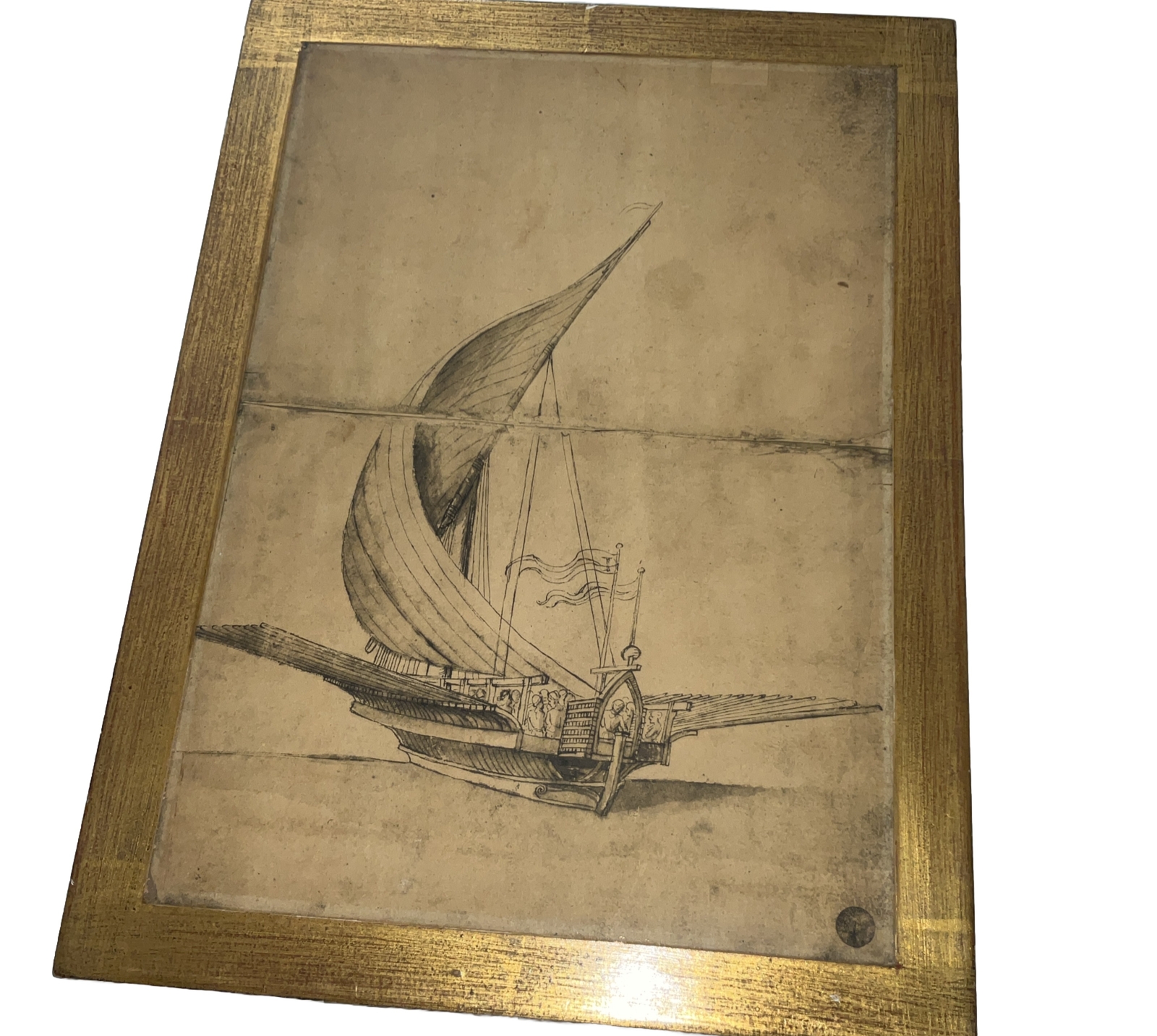Fratelli Alinari Firenze Raffaello Sanzio Flying Ship Framed Art Print 11x15 Fratelli Alinari Firenze Raffaello Sanzio Flying Ship Framed Art Print 11x15