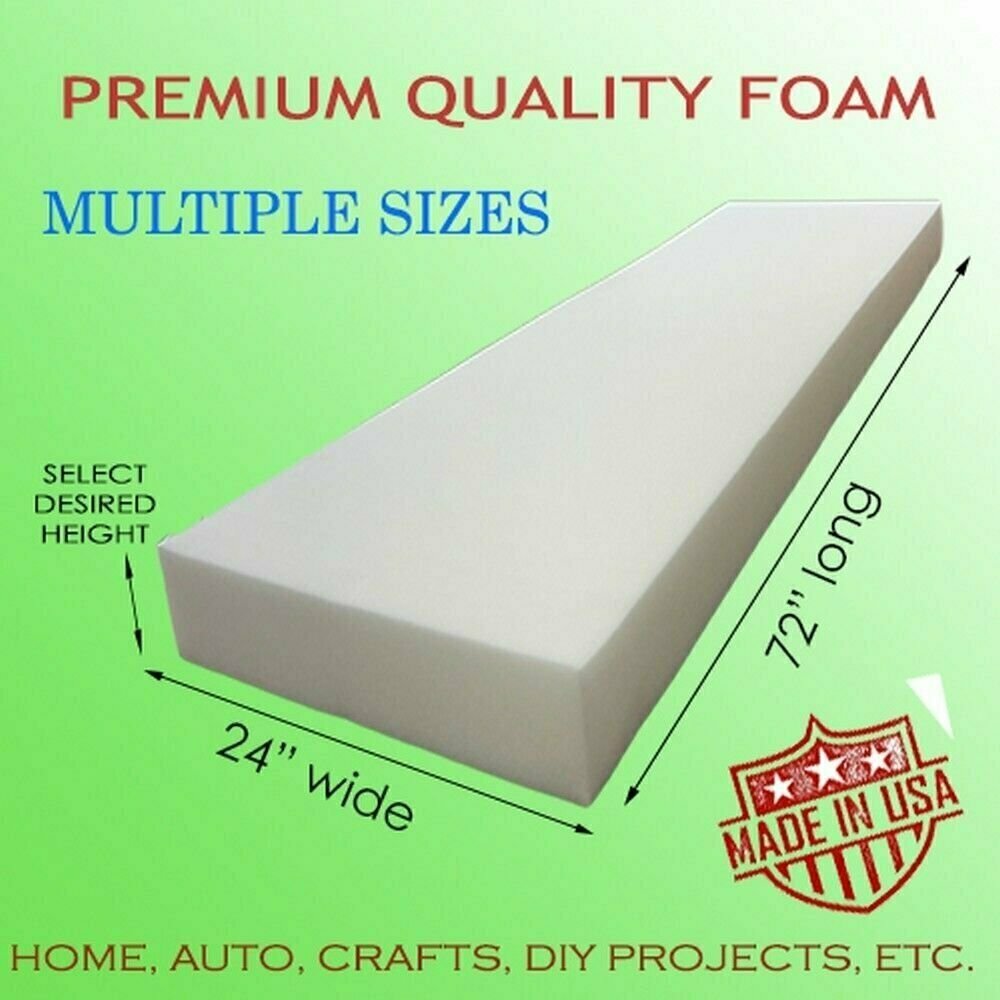 High Density Upholstery Seat Foam Cushion Replacement Home Auto Crafts 24\