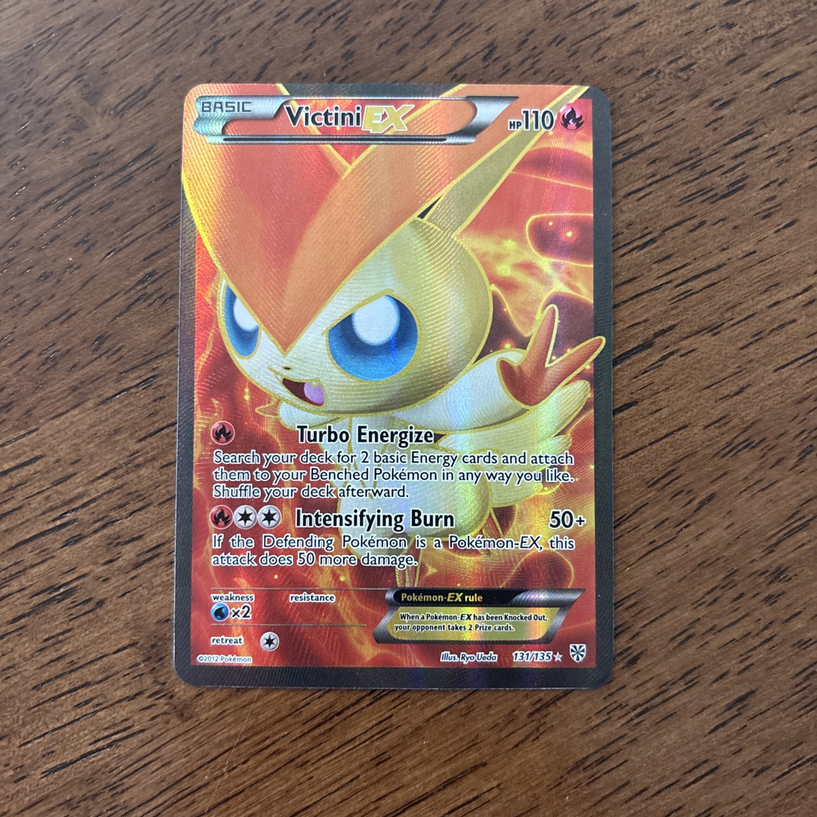 Pokemon Victini EX Full Art 131/135 Plasma Storm Holo LP-NM Pokemon Victini EX Full Art 131/135 Plasma Storm Holo LP-NM